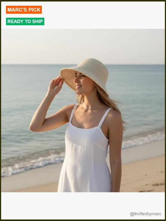 Foldable Wide Brim Sun Hat - Lightweight Packable Beach Hat main image 7
